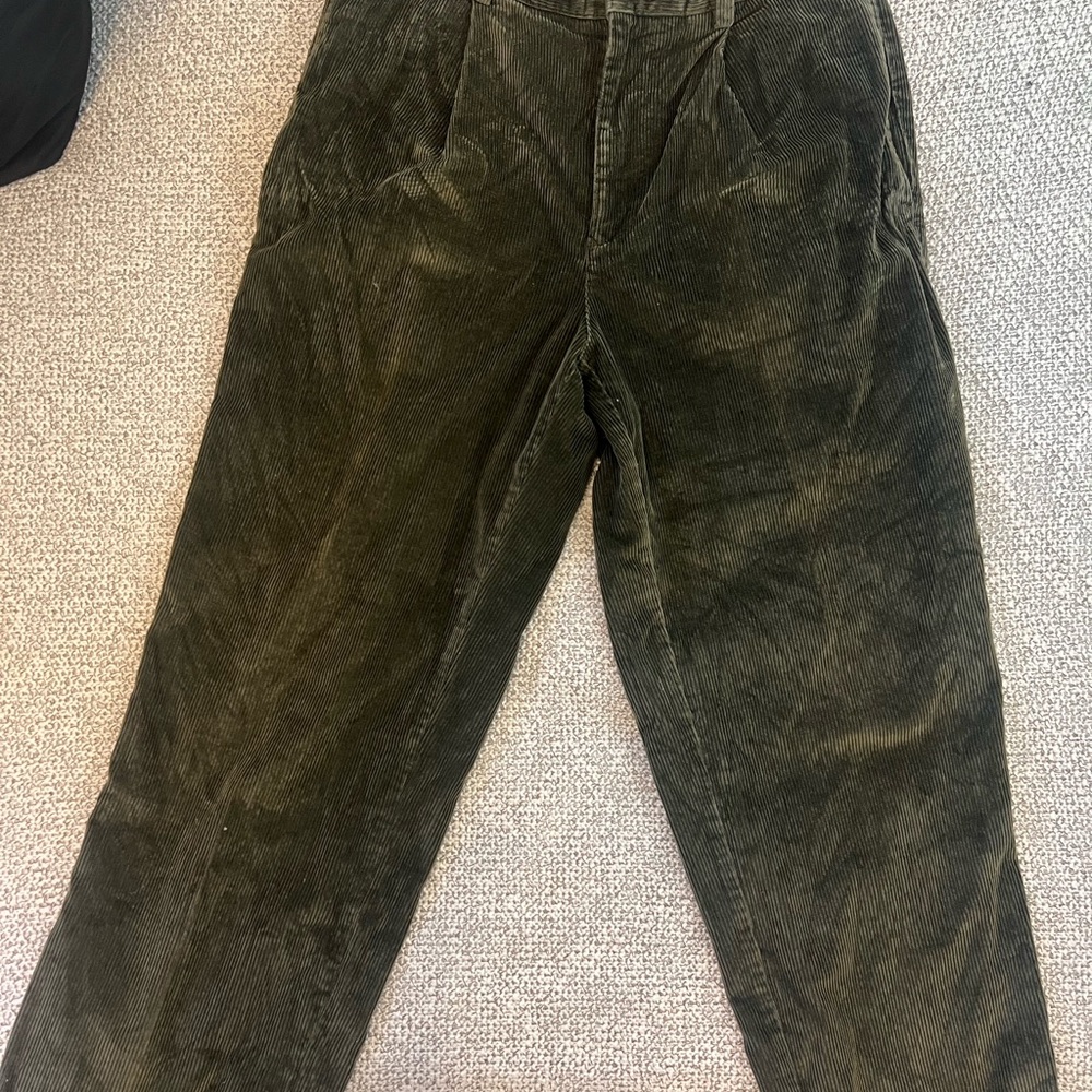 Men's Tommy Hilfiger Olive Corduroy Pants
